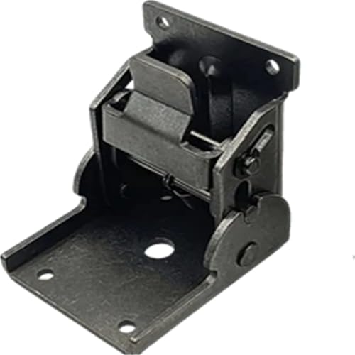 Klappscharnier mit Verriegelung 90 Grad selbstsicherndes Klappscharnier Unsichtbarer Anschluss Klappverriegelungsscharnier(Black) von JCXIOC