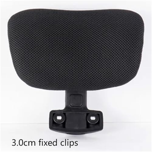 Kopfstütze für Bürostuhl Stuhlkopfstütze, verstellbar, for Heimcomputer, Büro, Drehstuhl, Hebestuhl, Kopfstütze, Nackenschutzkissen, Bürostuhlzubehör(C1 3.0cm Fixed Clips) von JCXIOC