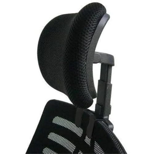 Kopfstütze für Bürostuhl Verstellbare Kopfstütze for Bürostuhl, Stuhlkopfstütze, Nackenschutzkissen, Netzstuhl, universelle for ergonomischen Stuhl(2.6cm Fixing Clips) von JCXIOC