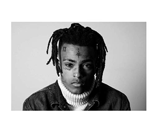 RUIYANMQ Leinwand Bild Xxxtentacion Rapper Schwarz-Weiß-Kunst Poster Wand Wohnkultur Geschenk Fx26Ew 40X60Cm Rahmenlos von RUIYANMQ