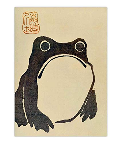 RUIYANMQ Leinwanddruck Vintage Matsumoto Hoji Frosch Japanischer Holzschnitt Hässliche Süße Kröte Wabi Sabi Wandkunst Wohnzimmer Schlafzimmer Wohnkultur Vx188Zt 40X60Cm Rahmenlos RUIYANMQ Leinwanddruck Vintage Matsumoto Hoji Frosch Japanischer Holzschnitt Hässliche Süße Kröte Wabi Sabi Wandkunst Wohnzimmer Schlafzimmer Wohnkultur Vx188Zt 40X60Cm Rahmenlos von RUIYANMQ