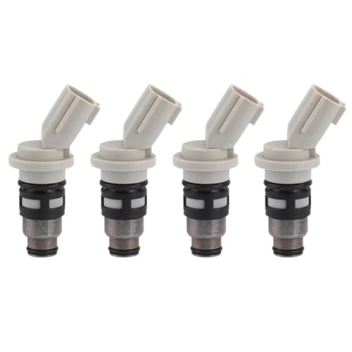 4PCS -Kraftstoffeinspritzdüsenkompatibel mit März K11 1.0 1.3 Modelle von 1992 bis 2003 Anpassungen Teilenzahlen 16600 41B00 A46H02 Motorzubehör von JCdvfMqhn