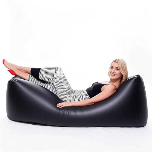 JClorix Aufblasbare Couch Air Lounger – Tragbares Luftsofa & Luftsessel, Wasserdichtes Camping Sofa Aufblasbar für Strand, Festival, Garten & Outdoor Relaxation von JClorix