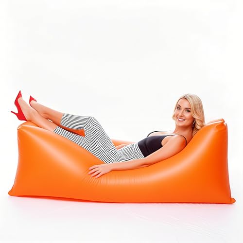 JClorix Aufblasbare Couch Air Lounger – Tragbares Luftsofa & Luftsessel, Wasserdichtes Camping Sofa Aufblasbar für Strand, Festival, Garten & Outdoor Relaxation von JClorix