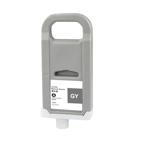 JCxYGAP Kompatibel mit 700 ml Tintenpatrone IPF 8400 IPF 9400 IPF 8410 IPF 9410 IPF 8410S IPF 9410S mit Pigmenttinte(PFI-706 GY) von JCxYGAP