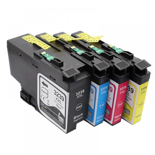 JCxYGAP Kompatibel mit LC3237 4 Farbkartusche HL-J6000DW HL-J6100DW MFC-J5945DW MFC-J6945DW MFC-J6947DW(1 Set 3239) von JCxYGAP