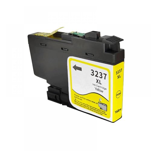 JCxYGAP Kompatibel mit LC3237 4 Farbkartusche HL-J6000DW HL-J6100DW MFC-J5945DW MFC-J6945DW MFC-J6947DW(1PC 3237 Yellow) von JCxYGAP