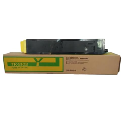 JCxYGAP Kompatibel mit Tonerpatrone TK8108 M8024CIDN Farbersatz(Y) von JCxYGAP