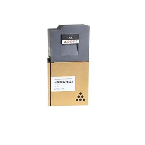JCxYGAP Kompatibel mit Tonerpatronen -MP C6502 MP C8002 1PC MPC8002 MPC6502 Tonerpulver C5100S C5110SP BK700G CMY600G(BK) von JCxYGAP