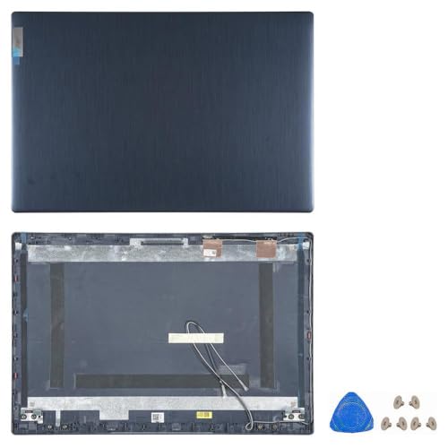 JCxYGAP Kompatible LCD-Rückdeckabdeckung Benzpalmerstudent Bottom Case Scharnier Kompatibel mit 15s 2020 3 15itl05 15ADA05 3-15 3-15ARE05 15IML05 15IIL05 Laptop-Ersatzteil(Blue A Cover) von JCxYGAP