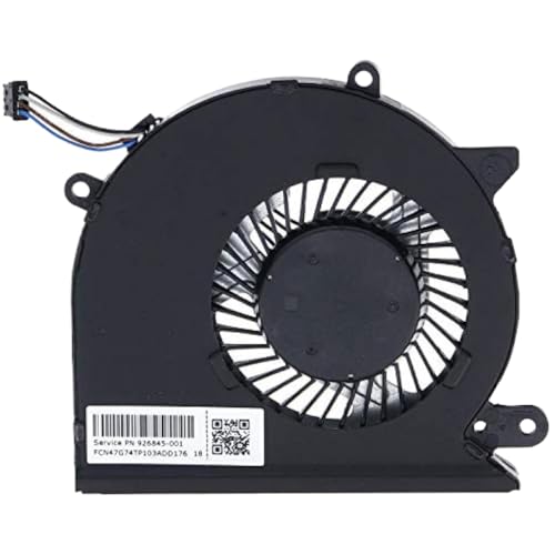 JCxYGAP Kompatibler CPU-Kühlventilator Kompatibel mit 17-AR 17-AR050 WM 15-CD 15-cc. 15-cc050wm 15-CD073TX 15-CD075T 15-CD040WM 15-CD000-Laptop-Ersatzteil 926845-001 von JCxYGAP