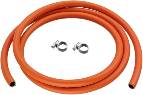 JD Brands 1m LPG Gasschlauch 8mm I/D - kurzer Butan/Propan-Gummischlauch mit 2 Schlauchschellen - ideal für Grills, Camping Gasherde & Terrassenheizungen JD Brands 1m LPG Gasschlauch 8mm I/D - kurzer Butan/Propan-Gummischlauch mit 2 Schlauchschellen - ideal für Grills, Camping Gasherde & Terrassenheizungen von JD Brands