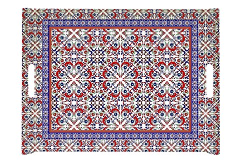 Jd Diffusion 200 Moro Around The World Tablett, rechteckig, Mehrfarbig 52 x 37 cm von Easy Life