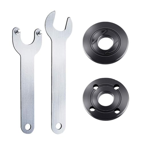 JDCMEI 4 Stück Ersatzteile Winkelschleifer, Winkelschlüssel Flanschmuttern Kit, Schleifer Flansch Winkelschlüssel Schraubenschlüssel Metall Kontermutter für mehrere Modelle von Winkelschleifern JDCMEI 4 Stück Ersatzteile Winkelschleifer, Winkelschlüssel Flanschmuttern Kit, Schleifer Flansch Winkelschlüssel Schraubenschlüssel Metall Kontermutter für mehrere Modelle von Winkelschleifern von JDCMEI