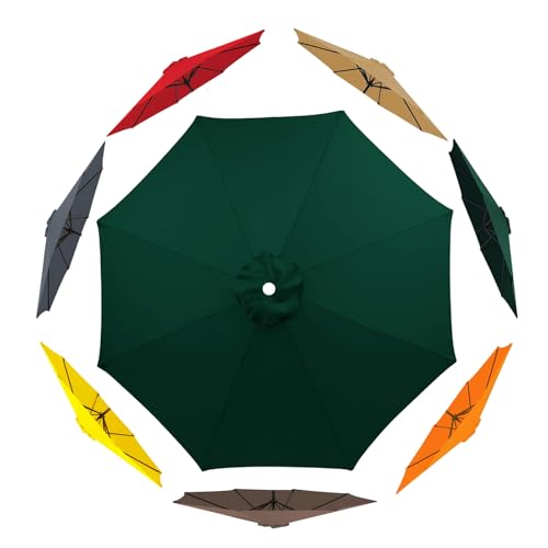 JDFVHJF Sonnenschirm ersatzbezug 4.0m groß Baldachin Regenschirm ErsatzStoff Ersatzdach für Terrassenschirm Ampelschirm Bezug von JDFVHJF