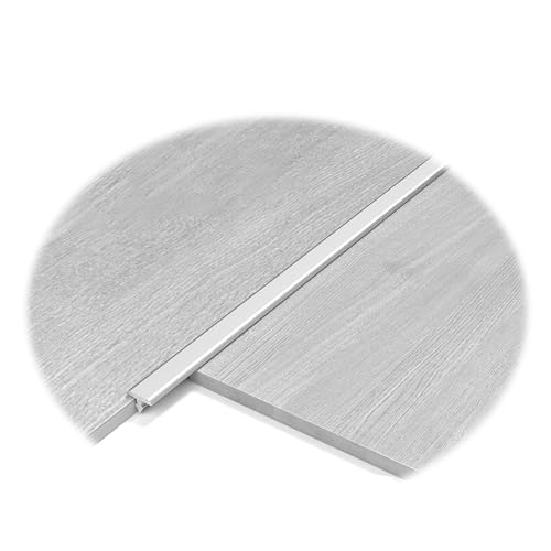 JDFVHJF Übergangsprofil Aluminium übergangsleiste Boden 3 Stück T-Formleisten für Türschwellen(Size:6mm,Color:Silver) von JDFVHJF