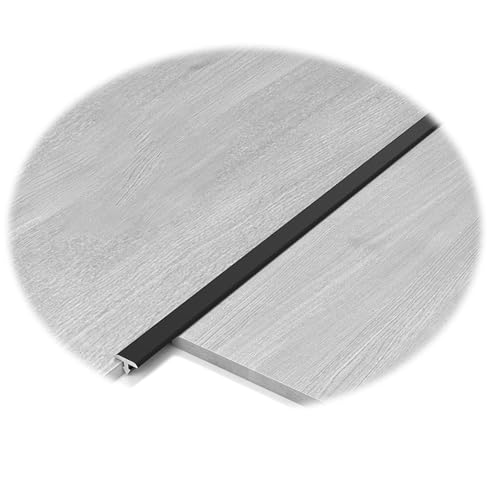 JDFVHJF Übergangsprofil Aluminium übergangsleiste Boden 3 Stück T-Formleisten für Türschwellen(Size:8mm,Color:Black) von JDFVHJF