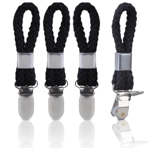 JDIEOQA 4pcs Multifunktionale Handtuch Klammern Aufhänger Grippers Handtuch Grippers Fasteners für einfaches Aufhängen in Bad oder Küche Effiziente Organisationc (A) von JDIEOQA