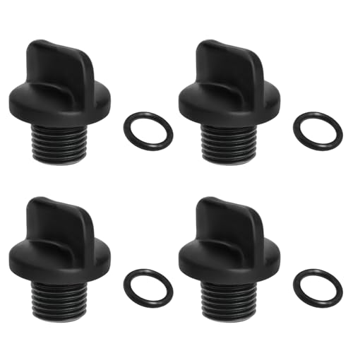 JDIEOQA Pool-Ablaufstopfen R0446000 mit 4 O-Ring-Pool-Filter-Ablaufstopfen für Jandy-Filterpumpen, Wasserreinigung, Ersatzzubehör, 4 Stück von JDIEOQA