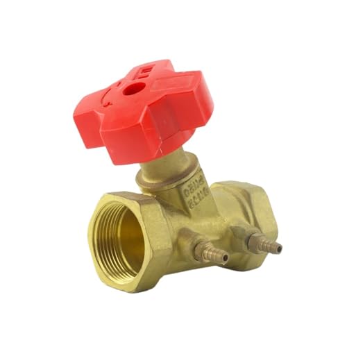 1/2 3/4 1 1-1/4 1-1/4 1-1/2 2 Zoll Messing statisches digitales Schloss, Ausgleichsventil, Durchflusskontrolle, 1 Stück (1/2 Zoll) von JDILFUNU