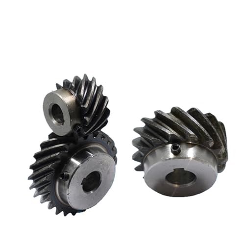 1,5 M 10T-22T 45 Grad linkshändiges Schrägverzahnungsrad 45# Stahl versetztes Zahnrad 10T 12T 13T 15T 18T 20T 22T Bohrung 8-15mm 1St(10mm (keyway 4mm),22 Teeth) von JDILFUNU