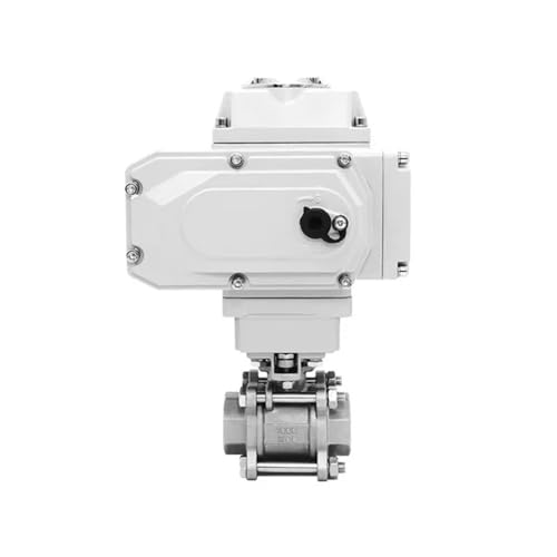1 Zoll motorisierter 2-Wege-Kugelhahn 304 Edelstahl Innengewinde Elektrischer Kugelhahn 1 Stück(24VDC) von JDILFUNU