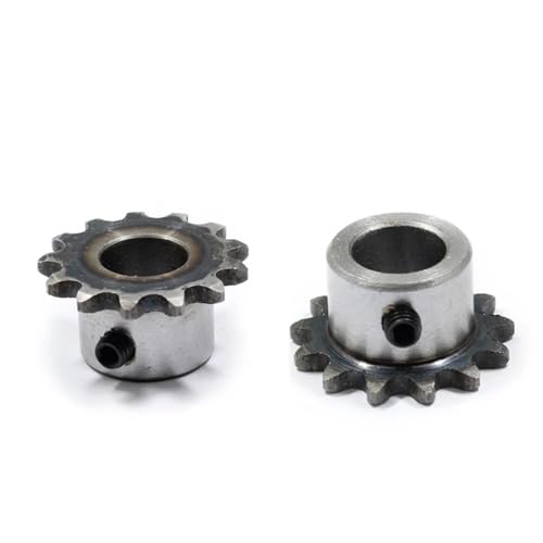 2 Stücke 04c Kettenrad 20 Zähne Loch 6/8/10/12/14/15mm 25H 45# Stahl Kettenrad 04c Tischrad Loch Kettenrad Schraube Loch M5(14mm) von JDILFUNU