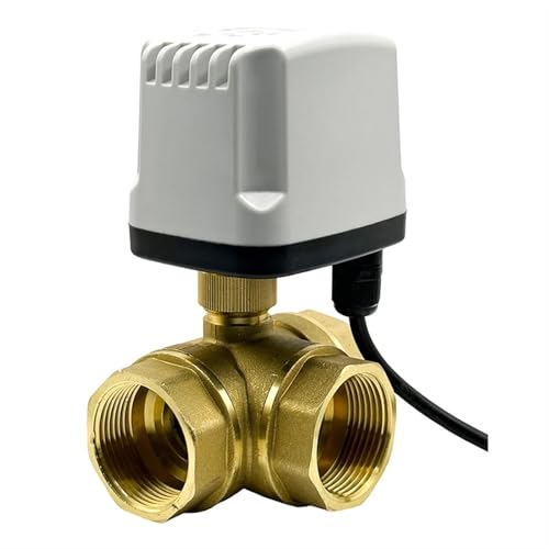 2 Zoll 3-Wege-Motorkugelhahn 220 V 12 V 24 V 3-Draht 2 Steuerung T/L Typ 1 Stücke(L TYPE_12VDC) von JDILFUNU