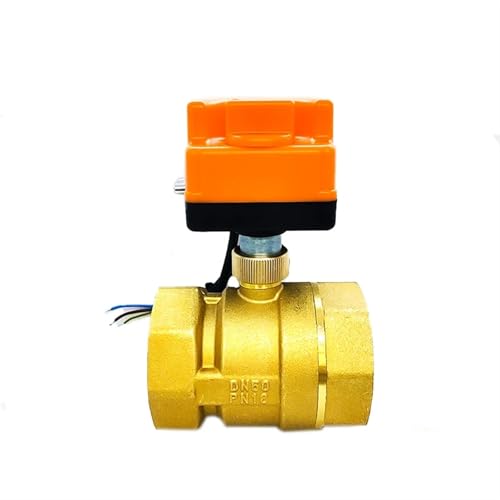 2 Zoll motorisierter Kugelhahn 3-Draht 2 Punkt Steuerung mit manuellem Schalter 1 Stück(220VAC) von JDILFUNU