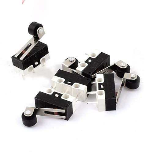5 Stück AC125V 1A SPDT Momentary Roller Scharnier Hebel Endschalter 5 Stück AC125V 1A SPDT Momentary Roller Scharnier Hebel Endschalter von JDILFUNU