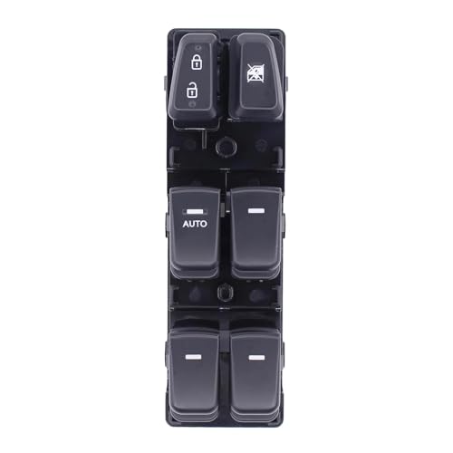 93570-3S000 Vorne Links Fahrer Schwarz Mit Blau Licht Power Fenster Schalter Taste 1Pcs 93570-3S000 Vorne Links Fahrer Schwarz Mit Blau Licht Power Fenster Schalter Taste 1Pcs von JDILFUNU
