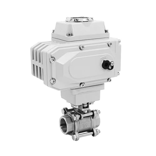 Edelstahl DN40 Motorisierte 2 Weg Kugelhahn Innengewinde Elektrische Kugelhahn 1Pcs(110VAC) von JDILFUNU