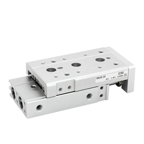 MXS16 Luftschlitten Tisch Doppelstange Schiene Pneumatikzylinder 1 Stücke(MXS16-10,-BS) von JDILFUNU