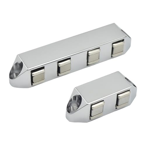 Magnetischer Einschaltknopf aus Zinklegierung, magnetisch, für Schranktüren, 1 Stück (Tuba) von JDILFUNU