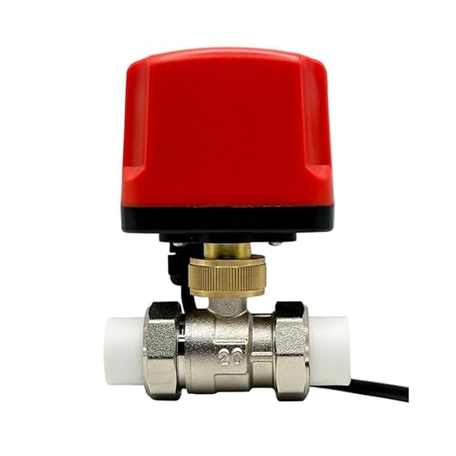 PPR Motorisierter Kugelhahn, 3-Draht- oder 2-Draht-Messing, PPR, elektrischer Kugelhahn, 1 Stück (PPR50, 12VDC_CR04) von JDILFUNU