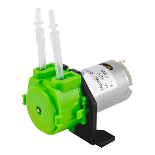 Peristaltikpumpe 12 V/24 V DC, 1 Stück (Grün, 24 V) von JDILFUNU
