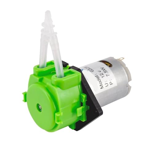 Peristaltischer Farbpumpenkopf, 24 V/12 V DC, 1 Stück (Gelb, 24 V) von JDILFUNU