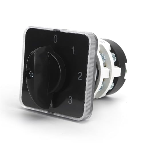 SZL9-20/0-4.2 20A 5 Positionen 2 Phasen 8 Anschlüsse Silberkontakt Nockenschalter Schalttafelmontage Schalter 1St SZL9-20/0-4.2 20A 5 Positionen 2 Phasen 8 Anschlüsse Silberkontakt Nockenschalter Schalttafelmontage Schalter 1St von JDILFUNU