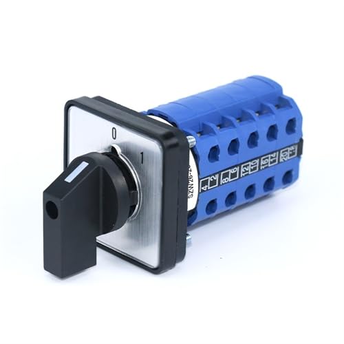 SZW26/LW26-20 ON OFF 20 Terminals 20 A 660 V Transfer-Wechselschalter Panel Mount 1 Stück (COA.5 0 1 48 x 48 mm) von JDILFUNU