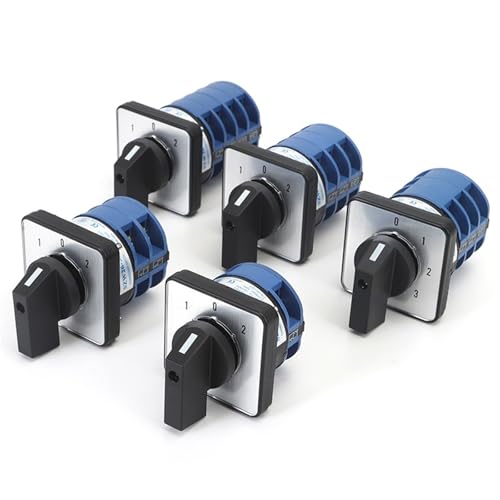 SZW26/LW26-32 Automatischer Wechselschalter, 32 A, Ein/Aus, 3 Positionen, 1-4 Phasen, 1-0-2, 1 Stück (32 A D101.1) von JDILFUNU