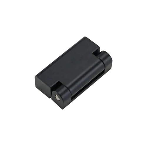 Schrankscharnier aus Zinklegierung, 180 Grad, Drehmomentscharnier for elektrische Schränke, 1 Stück(Black) von JDILFUNU