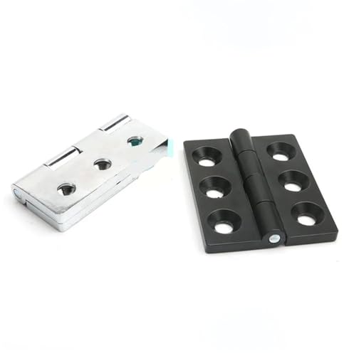 Schranktür CL233-1 Schwarzes Industriescharnier aus Zinklegierung, mechanisches Scharnier, 1 Stück(Black regular) von JDILFUNU