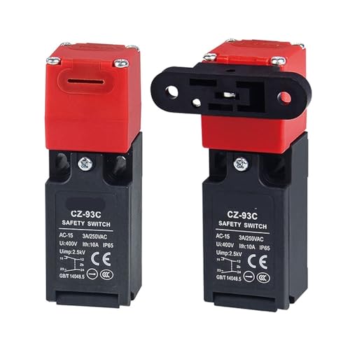 Vertikaler Reiseschalter, elektrischer Tür-Typ, Sicherheitsschalter, CZ-93C, Netzschalter, 1 Stück (CZ-93C mit Schlüssel 1) von JDILFUNU