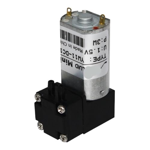 YW11 Elektrische Membranpumpe für Luft und Wasser, kleine Größe und hohe Leistung, 1 Stück (Gas, 6 V) von JDILFUNU