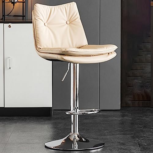 Barhocker mit Rückenlehne moderne PU Leder Barhockerhöhe Verstellbarer Theke Hocker Küche Rotatable Bistro Hocker Küchenhocker Frühstücks Barhocker Modern mit Fußstütze für Dining Pub Cafe Thoughtful Barhocker mit Rückenlehne moderne PU Leder Barhockerhöhe Verstellbarer Theke Hocker Küche Rotatable Bistro Hocker Küchenhocker Frühstücks Barhocker Modern mit Fußstütze für Dining Pub Cafe Thoughtful von JDKJSBF