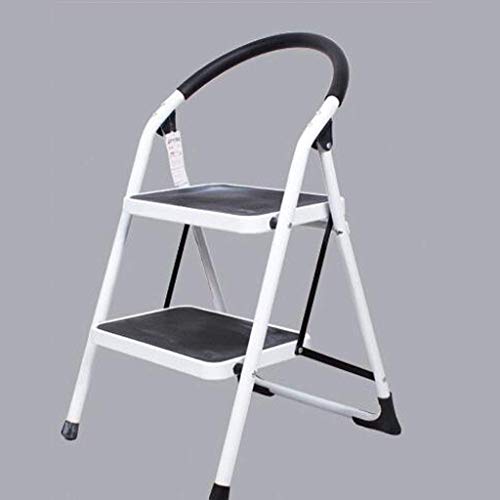 Einfacher multifunktionaler Klapphocker, Stiefhocker Zwei-Schritt-Haushaltsklapper Leiter Leiter Stuhl Dual-Use Ladder Bank Verdickung innerner Multifunktionsfischgrall Leiter Treppenhöhle Thoughtful von JDKJSBF