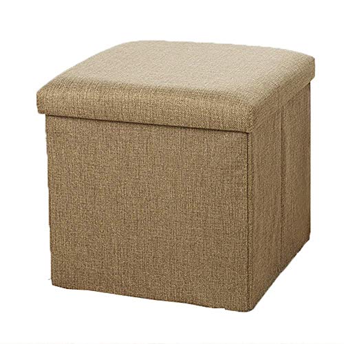 JDKJSBF Aufbewahrung Ottoman Würfel Fuß Rasthocker Klappbares Box Fußstütze Schritt Klappertisch Tablett Top Kaffee Grau grau Thoughtful von JDKJSBF