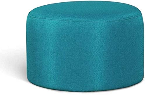 JDKJSBF Aufbewahrungstool Fußschalme & S Footstool Wechselschuhhocker Nordischer Sofa Hocker runden Stuhltuch Couchtisch kleine niedrige Bankwaschable (Farbe: grün) Polsterer Hocker (Col Thoughtful von JDKJSBF