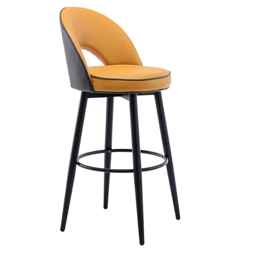 JDKJSBF Bar Stoolsnapa PU Leder Bar Height Barhocker, modern Thoughtful von JDKJSBF