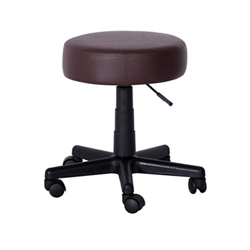 JDKJSBF Barhocker Café Counter Stools Set von 2, verstellbare Schwenkstabhocker, Bequeme Küchenstangenhocker (Farbe: Barhocker Set von 2 lila) Thoughtful von JDKJSBF